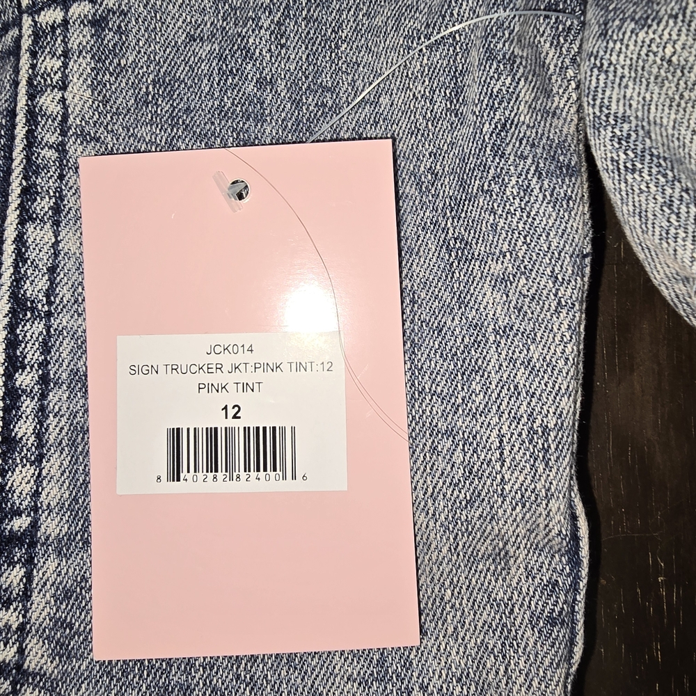 Juicy Couture Kids Denim Jacket in Blue - Picture 4 of 9